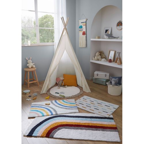 Tapis Enfant Déco Arc-en-ciel 50x80cm