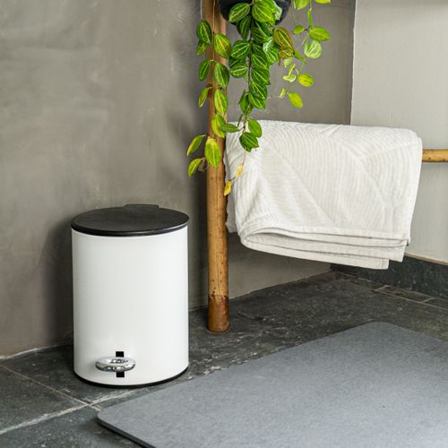 Poubelle Salle De Bain 3l En Métal