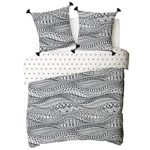 Parure De Lit 2 Personnes En Coton 240x220cm