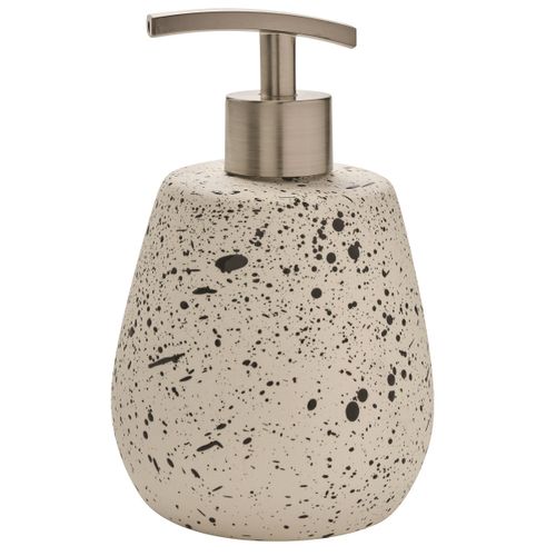 Set Salle De Bain Moucheté 5 Pièces Céramique Blanc