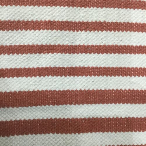 Tapis Déco à Rayures En Coton