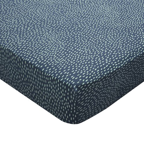 Drap Housse En Lyocell Bleu 140x190