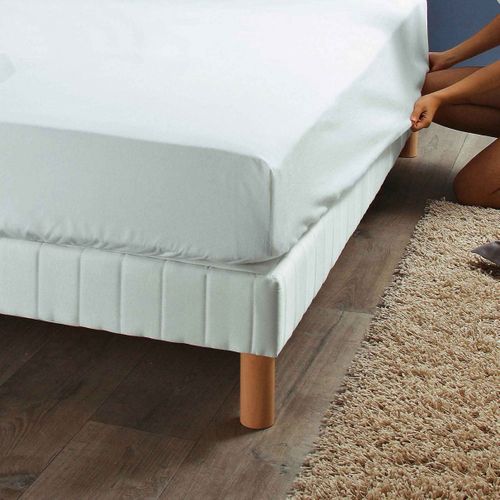 Protège-matelas Housse Molleton Blanc 90x190
