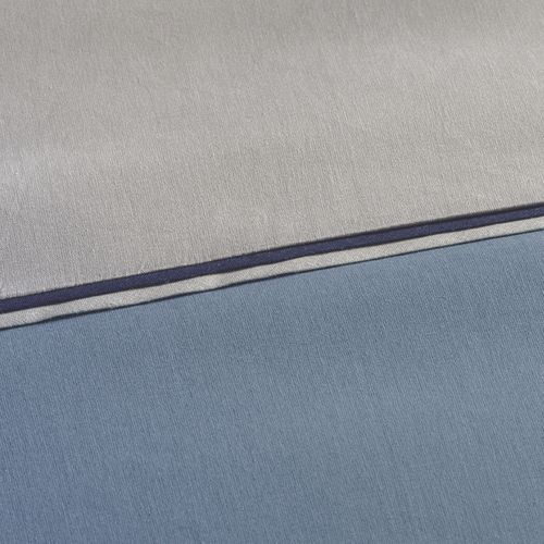 Housse De Couette En Coton Bicolore 240 X 220