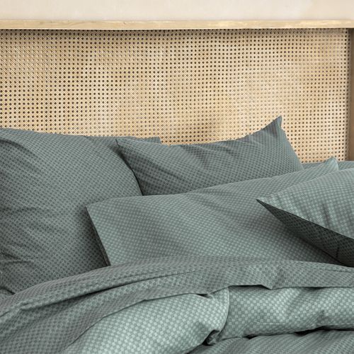 Housse De Couette En Microfibre Bleu 260x240cm