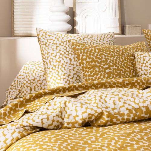 Housse De Couette En Bambou Jaune 240x220cm