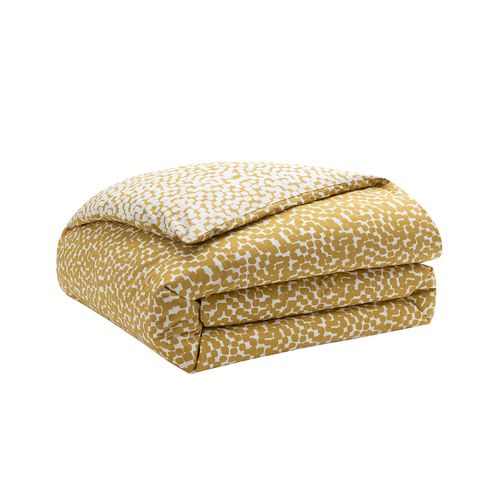 Housse De Couette En Bambou Jaune 260x240cm