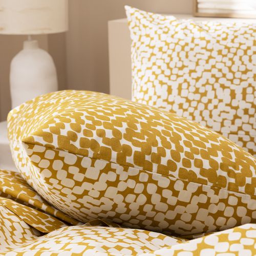 Taie De Traversin En Bambou Jaune 85x185cm