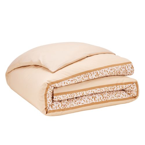 Parure De Lit En Lyocell Marron 260 X 240 Cm