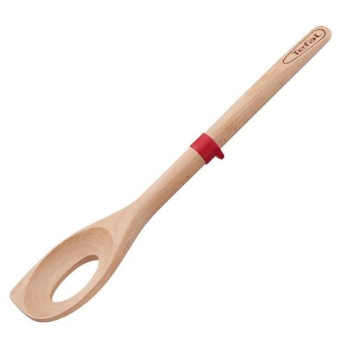 Cuillere A Risotto Ingenio - Bois Hetre Et Silicone Platinium - 32 Cm