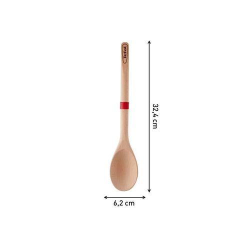 Ingenio Cuillère En Bois De Hêtre Et Silicone Platinium 32 Cm - K2300514