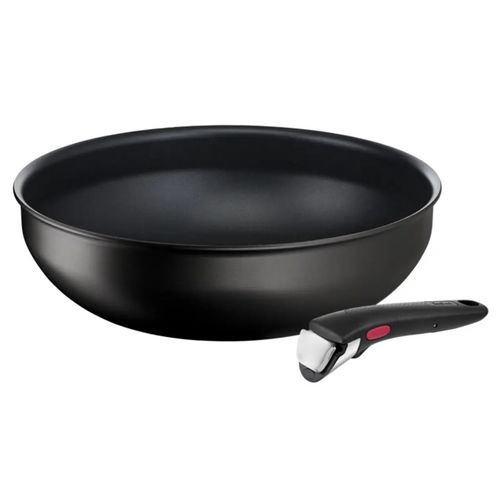 Poêle Wok Aluminium 26cm Noir - L3979302