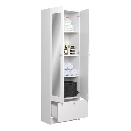 Colonne de salle de bain 2 portes FLASH II blanc