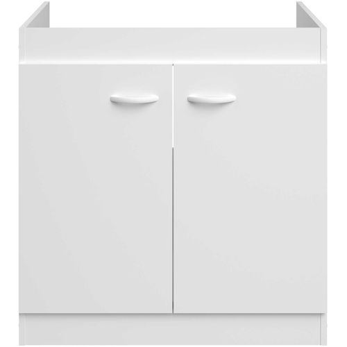 Armoire Basse Pour Évier Avec 2 Portes (80 Cm).