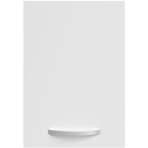 Meuble Haut 1 Porte + Tablette - Décor Blanc Mat - L 40 X P 36 X H 58 Cm - Oslo