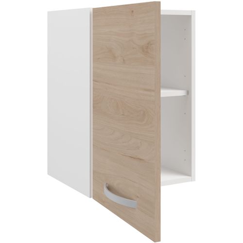Meuble Haut 1 Porte - Décor Chêne Jackson - L 40 X P 36 X H 58 Cm - Oslo
