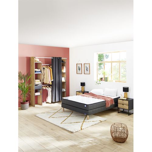 Kit dressing L. 176 cm KATIE imitation chêne et noir