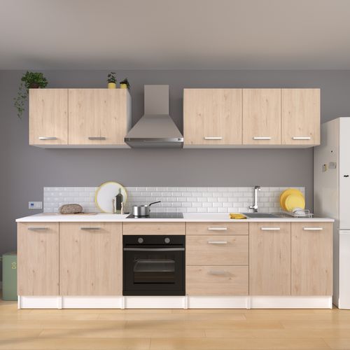 Haut 40 cm 1 porte UNO chêne