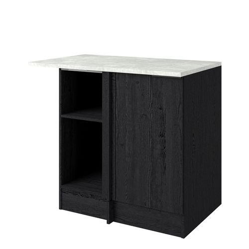 Bas angle 100 cm 1p ANNA chêne noir