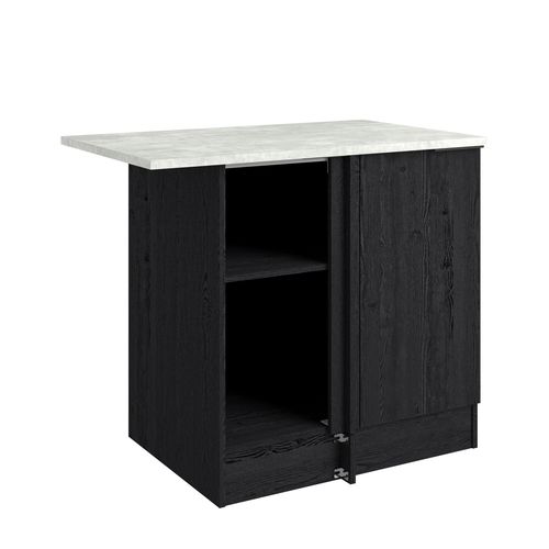 Bas angle 100 cm 1p ANNA chêne noir