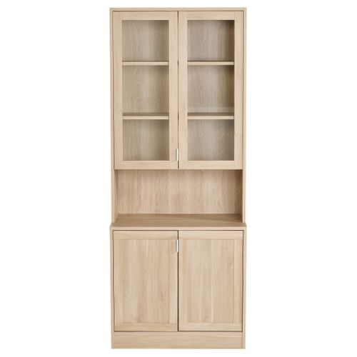 Bahut 2 portes MAYENCE imitation chêne