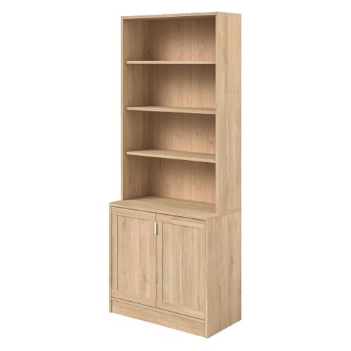 Bahut 2 portes MAYENCE imitation chêne