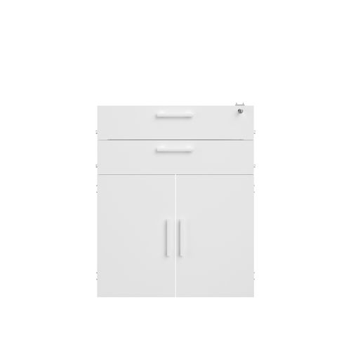 Lot 2 portes et 2 tiroirs START UP 2 blanc