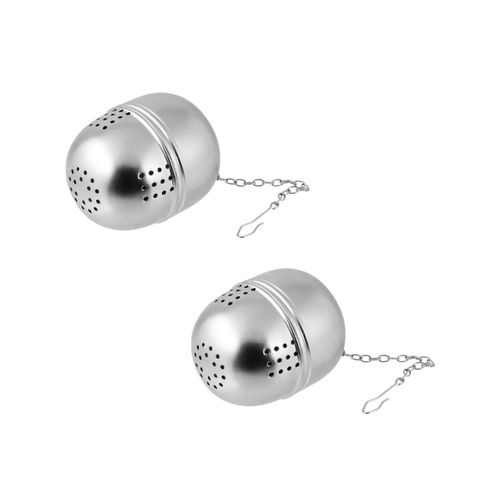 Lot De 2 Boules à Thé Ovale En Inox Fackelmann Petit Déjeuner