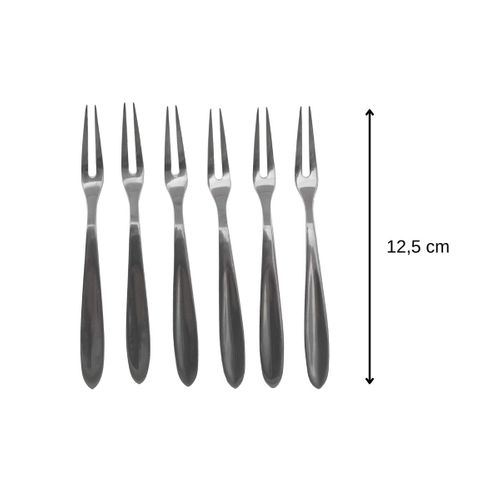 Lot De 12 Fourchettes à Escargots 12,5 Cm Fackelmann