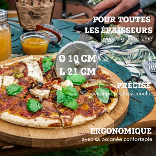 Set De Plaque à Pizza Et Roulette Fm Professionnal