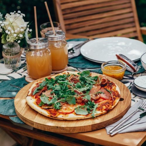 Lot De 2 Plaques à Pizza Perforées Rondes, Four Et Barbecue 32 Cm Barbecue