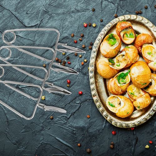 Lot De 8 Pinces à Escargots Fm Professional Gourmet Edition