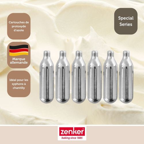 Lot De 12 Cartouches De Protoxyde D'azote Pour Siphon à Chantilly Smart Pastry