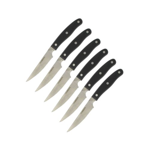 Lot De 6 Couteaux à Steak 22 Cm Nirosta Fit
