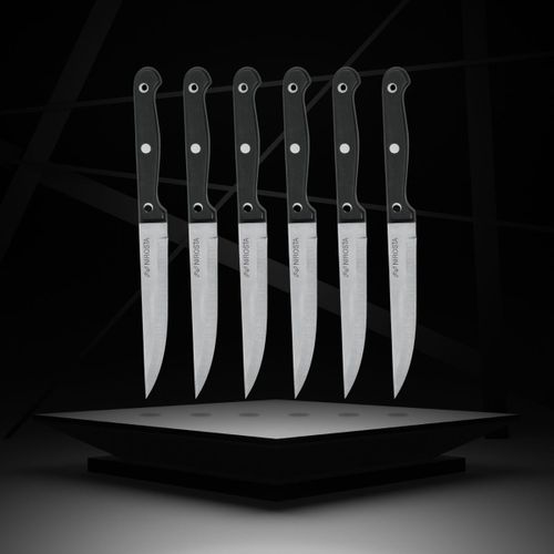 Lot De 6 Couteaux à Steak Nirosta Mega 21 Cm