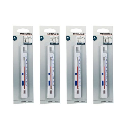 Lot De 4 Thermomètres Pour Réfrigérateur/congélateur Fackelmann Tecno