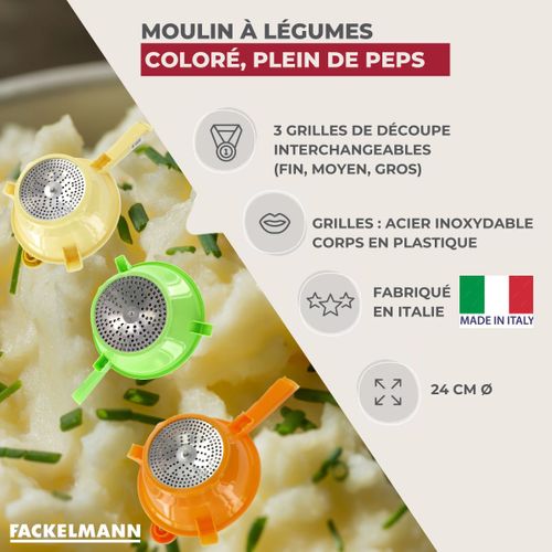 Moulin à Légumes Plastique 24 Cm Fackelmann Handmade Tradition