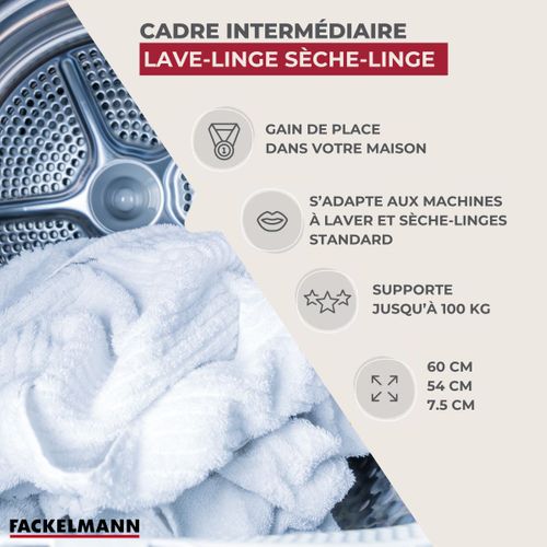 Kit De Superposition Lave-linge Sèche-linge Coulissant