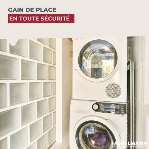 Kit De Superposition Lave-linge Sèche-linge Coulissant