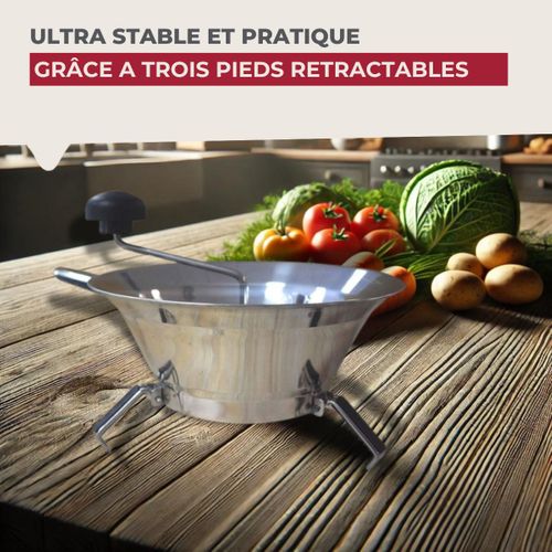 Moulin à Légumes Inox 24 Cm Fackelmann Handmade Tradition