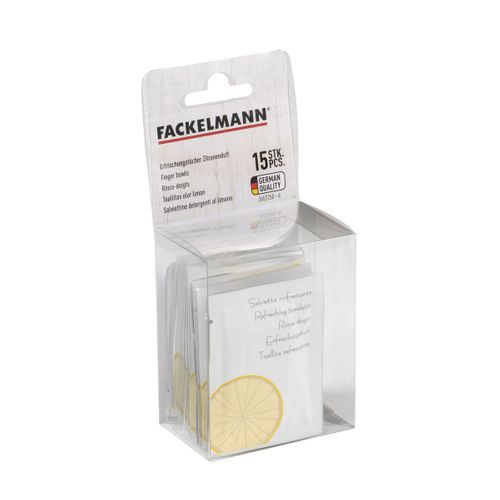 Lot De 15 Rince-doigts Citron Fackelmann