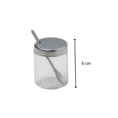 Lot De 6 Pots à Moutarde Avec Cuillère Fackelmann
