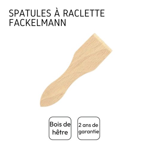 Lot De 6 Spatules à Raclette En Bois 13 Cm Fsc Fackelmann