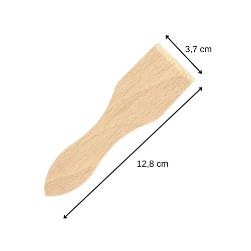 Lot De 6 Spatules à Raclette En Bois 13 Cm Fsc Fackelmann