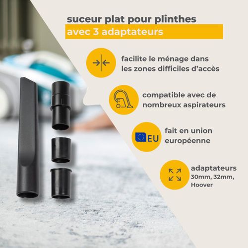 Suceur Aspirateur Plat Pour Plinthes Compatible Avec De Nombreux Aspirateurs