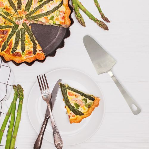 Ensemble De 2 Pelles à Tarte Inox 25 Cm