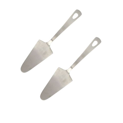 Ensemble De 2 Pelles à Tarte Inox 25 Cm