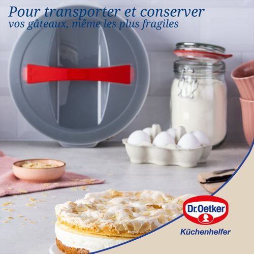 Ensemble De 2 Moules à Manqué à Charnière 26 Cm Avec Couvercle De Transport