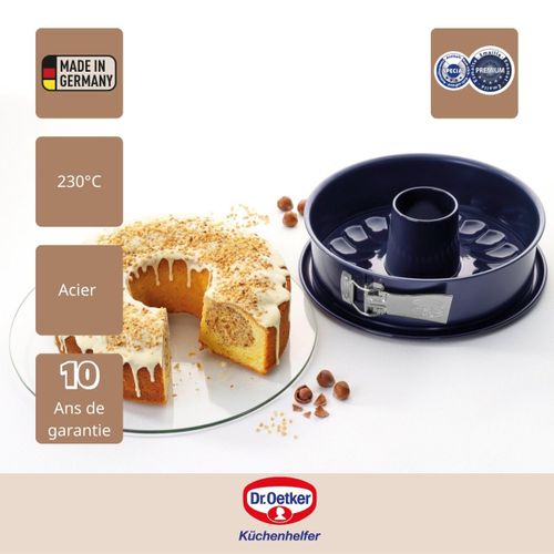 Lot De 2 Moules à Manqué à Charnière Avec Fond à Savarin 26 Cm   Back Liebe