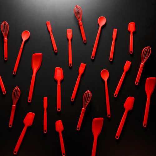 Ensemble De 2 Cuillères En Silicone 30,5 Cm Flexxibel Love